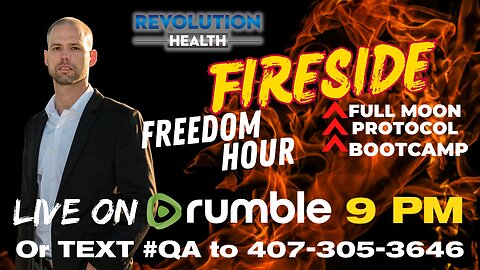 Brave TV FIRESIDE Freedom Hour - Your RAPID Fire Questions Answered & Full Moon Bootcamp