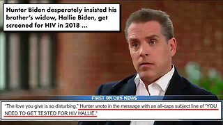 Hunter Biden slept with the Widow of his Dead Brother, gave her HIV and turned her into a Junkie! 🤮