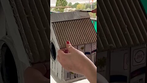 DIY Homemade Cardboard Birdhouse | Home Decor Project
