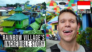 INDONESIA'S RAINBOW VILLAGE | Jodipan, Malang | East Java