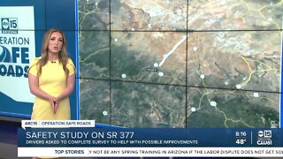 Safety study on SR 377