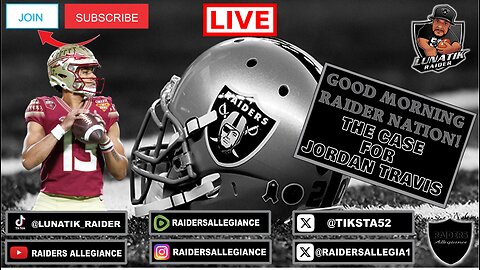 GOOD MORNING #RAIDERNATION!: THE CASE FOR #JORDAN #TRAVIS