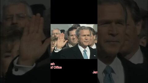 George W. Bush Taking Presidential Oath of Office #Shorts