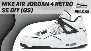 Nike Air Jordan 4 Retro SE DIY (GS) - DC4101-100 - @SneakersADM