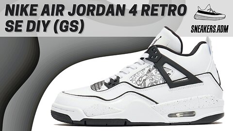 Nike Air Jordan 4 Retro SE DIY (GS) - DC4101-100 - @SneakersADM