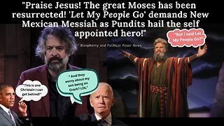 Government Spy Drones and Moses Has Been Resurrected As Election Integrity Expert! Get The Facts!