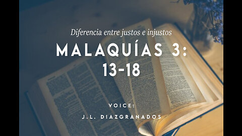 Malaquías 3:13-18