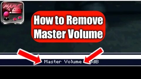How to Remove "MASTER VOLUME" on Mame4droid 🎮 🕹️