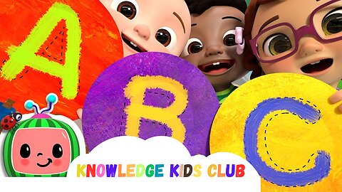 ABC Song with Balloons and Animals | Knowledge Kids Club
