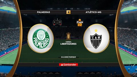 Libertadores 2022 - Palmeiras x Atlético MG | Quartas de finais (Volta) | FIFA 22 SIMULAÇÃO