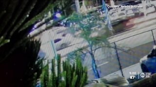 Security footage of vehicles involved in deadly shooting