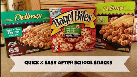 Healthy Back to School Lunches + After School snack ideas!