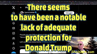 There seems to have been a notable lack of adequate protection for Donald Trump-611