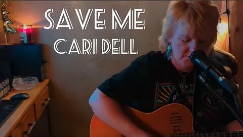 Save Me -Jelly Roll live guitar cover by Cari Dell (female cover)