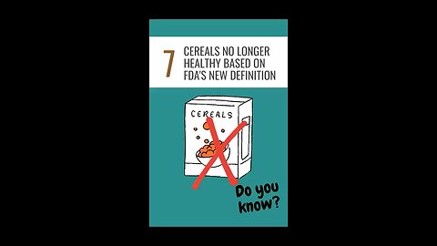 You Should Stop Eating These 7 Cereals!