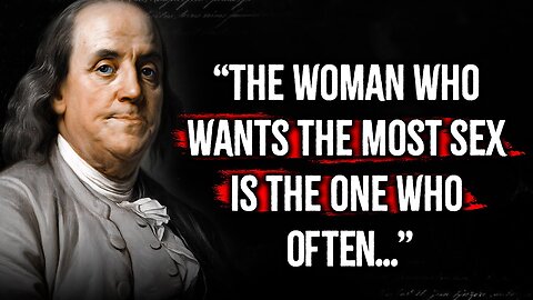 Benjamin Franklin's Life Lessons Men Should Learn As Soon As Possible | emnopk