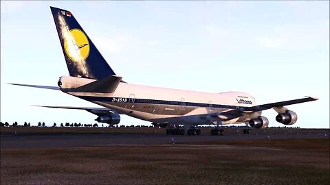 Boeing 747 se desploma justo después de despegar - Vuelo del Jumbo de Lufthansa