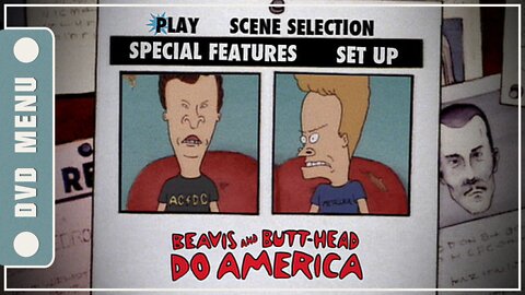 Beavis and Butt-Head Do America - DVD Menu