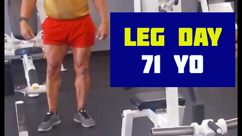 Leg Day - 71 YO Bdybuilder