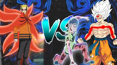 Shaggy Ultra Instinct e Goku Omni God vs Naruto Baryon Mode | Mugen