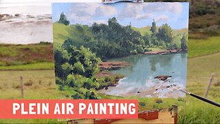 How to Paint a Coastal Landscape EN PLEIN AIR in Oils
