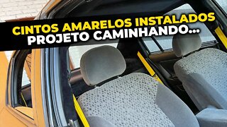 Chevrolet Astra - INSTALAMOS OS CINTOS AMARELOS TRASEIROS!