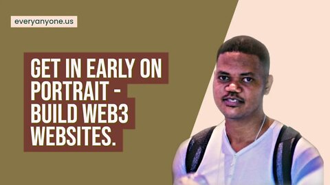 Get In Early On Portrait - This 100x Crypto Project Allows You Build Web3 Websites.