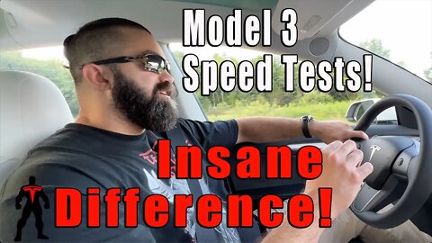 Testing Tesla Model 3 Acceleration Standard vs Chill! - Sport vs Comfort Steering! INSANE Difference
