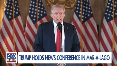 President Donald Trump: Press Conference in MAR-A-LAGO, FL