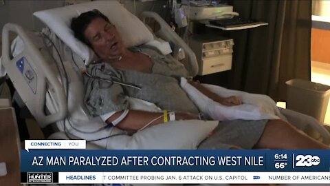 Arizona man paralyzed after contracting West Nile virus