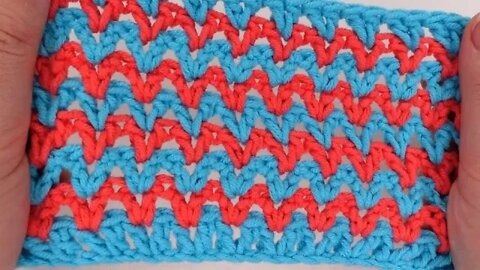 crochet simple v stitch for beginners