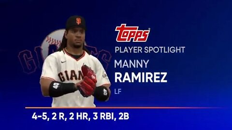 MLB The Show 22 Manny Ramirez Franchise Gameplay Day 15