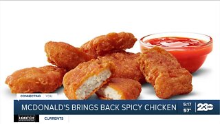McDonald's brings back spicy McNuggets