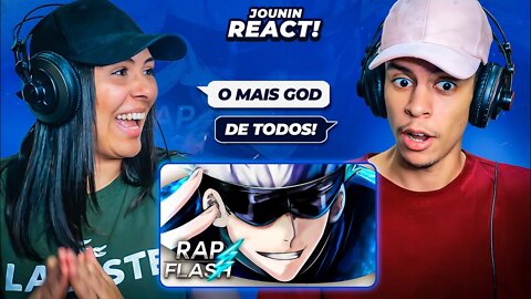 Rap do Satoru Gojo (Jujutsu Kaisen) | Tema meu poder | Flash Beats | [React Rap Nerd] 🔥