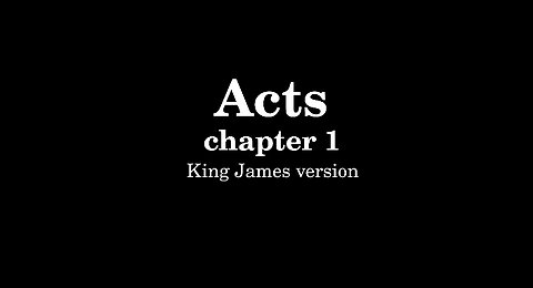Acts 1 King James version