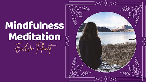 Purple Sea | Mindfulness Meditation For Sleep | Music for Anxiety #meditation 🧘🌙