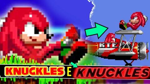 Jogo do Universo alternativo do Sonic - Knuckles & Knuckles 2 #shorts