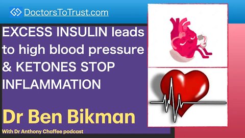 BEN BIKMAN 2 | EXCESS INSULIN leads to high blood pressure & KETONES STOP INFLAMMATION