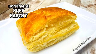 Homemade Puff Pasty | Simple, Easy And Buttery