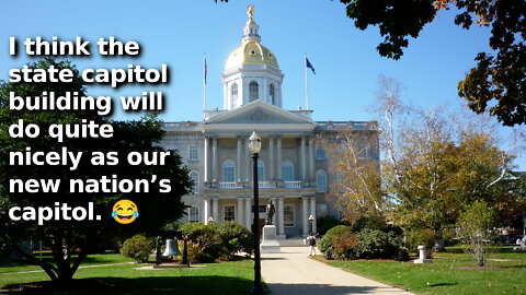 Dems and Media Salty, NH House Republicans Propose State Constitutional Amendment to Secede From US