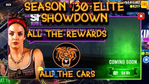 CSR2: season 130 Elite Showdown. All The Cars. All The Rewards