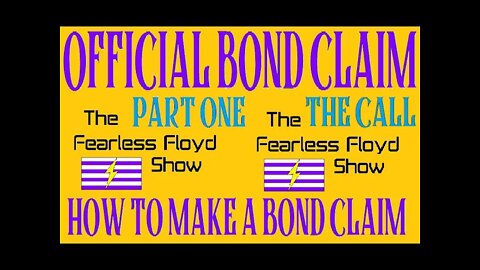 HOW TO MAKE A CLAIM ON A "OFFICIAL BOND" PART 1