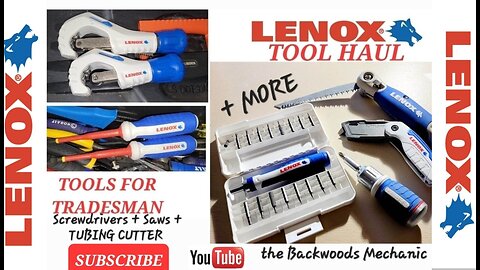 LENOX TOOL HAUL (Tubing cutters, Pliers, Screwdrivers & more)