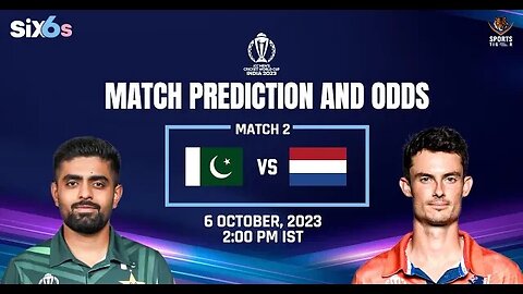 PAKISTAN vs NETHERLANDS 2nd Match Live | World Cup 2023 PAK vs NED Match Live Score