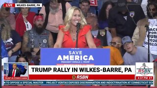 Congresswoman MTG Delivers Remarks at President Trump's Save America Rally in Pennsylvania