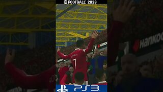 Cristiano Ronaldo Goal & Celebration- eFootball 2023 PS3 #shorts