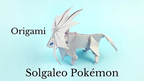 Origami Solgaleo Pokémon Tutorial - DIY Easy Paper Crafts