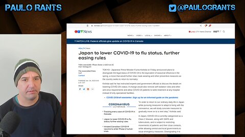 Japan to Downgrade Covid to Flu Status