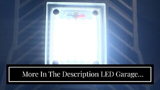 More In The Description LED Garage Lights, 60W Garage Lighting, E26E27 6000LM High Bay Deforma...