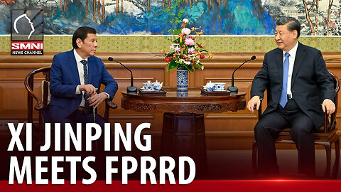 Chinese Pres. Xi Jinping meets with former Pres. Rodrigo Roa Duterte